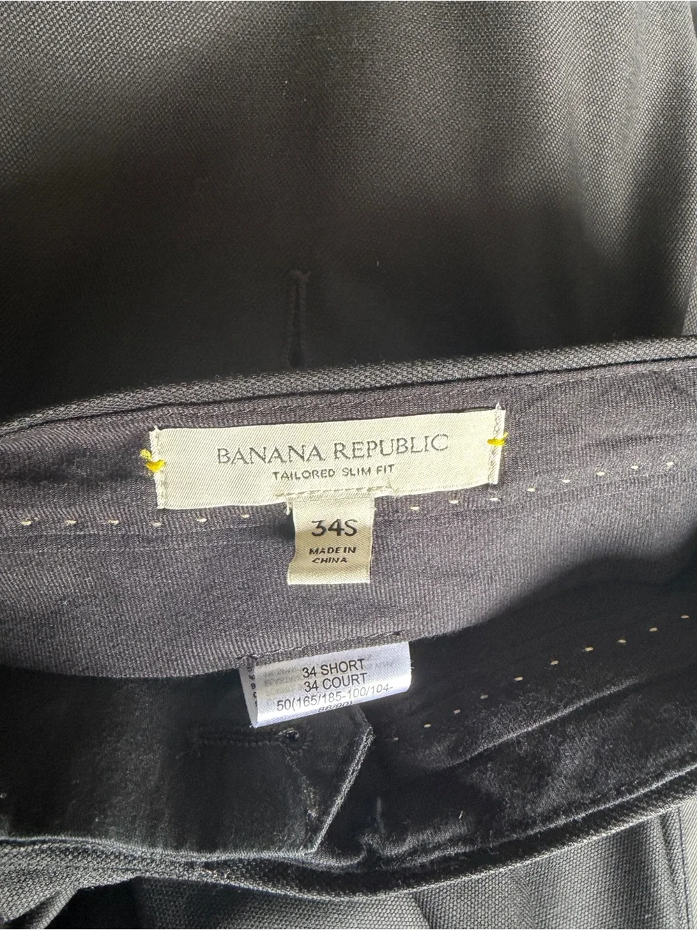 Banana Republic Black Men's Two-Button Blazer + Pants